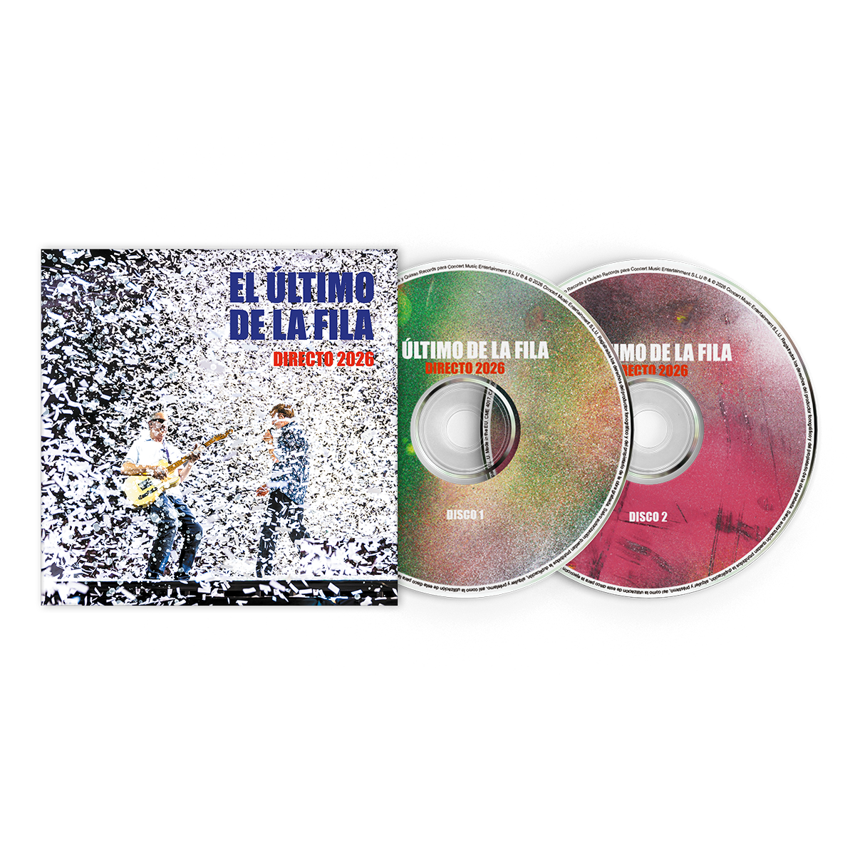 El Último de la Fila – Directo 2026 · Doble CD | Preventa