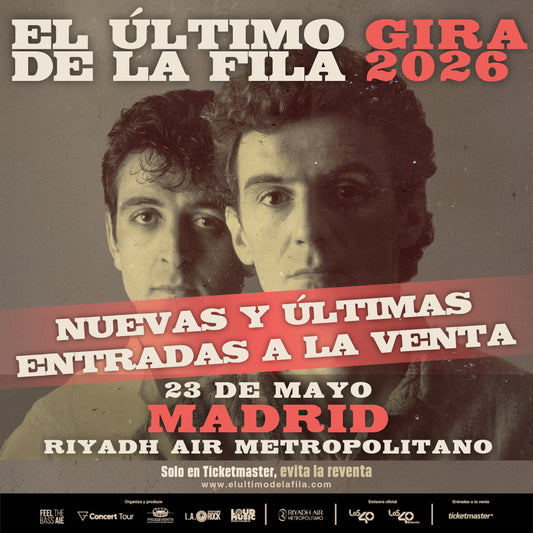 Últimas 1.000 entradas disponibles para el concierto de El Último de la Fila en Madrid