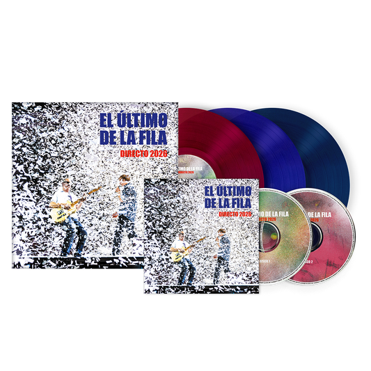 El Último de la Fila – Directo 2026 · Pack Doble CD + Triple Vinilo | Preventa