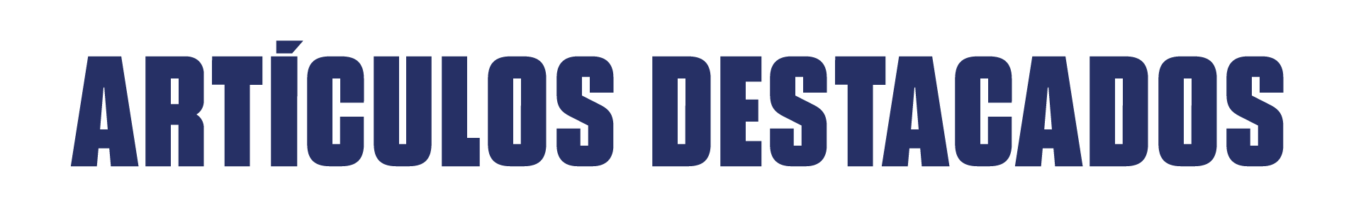 Artículos destacados